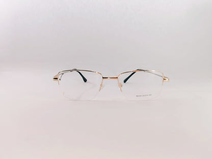 iDom Eyeglasses Half Rim Rectangle Specs for Men & Women 246515