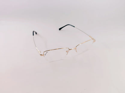 iDom Eyeglasses Half Rim Rectangle Specs for Men & Women 246515