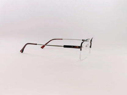 iDom Eyeglasses Half Rim Rectangle Specs for Men & Women 283433