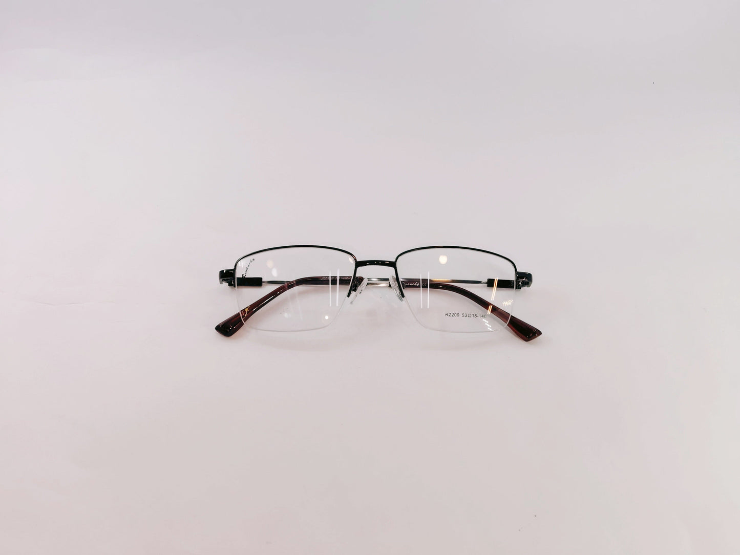iDom Eyeglasses Half Rim Rectangle Specs for Men & Women 283433