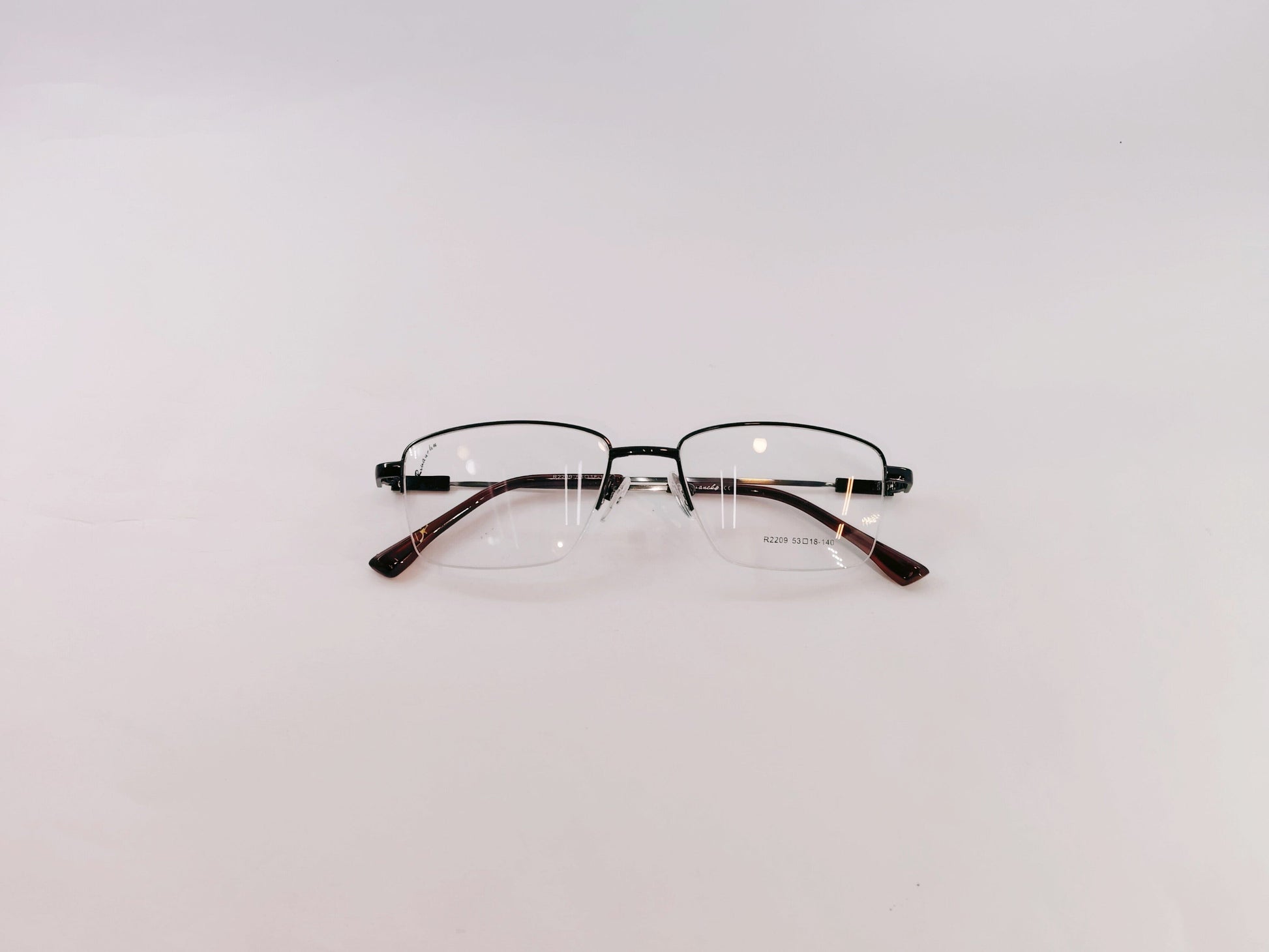 iDom Eyeglasses Half Rim Rectangle Specs for Men & Women 283433