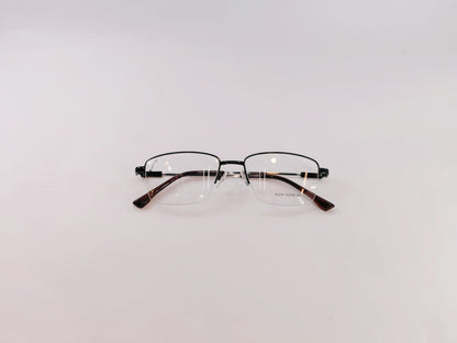 iDom Eyeglasses Half Rim Rectangle Specs for Men & Women 283433