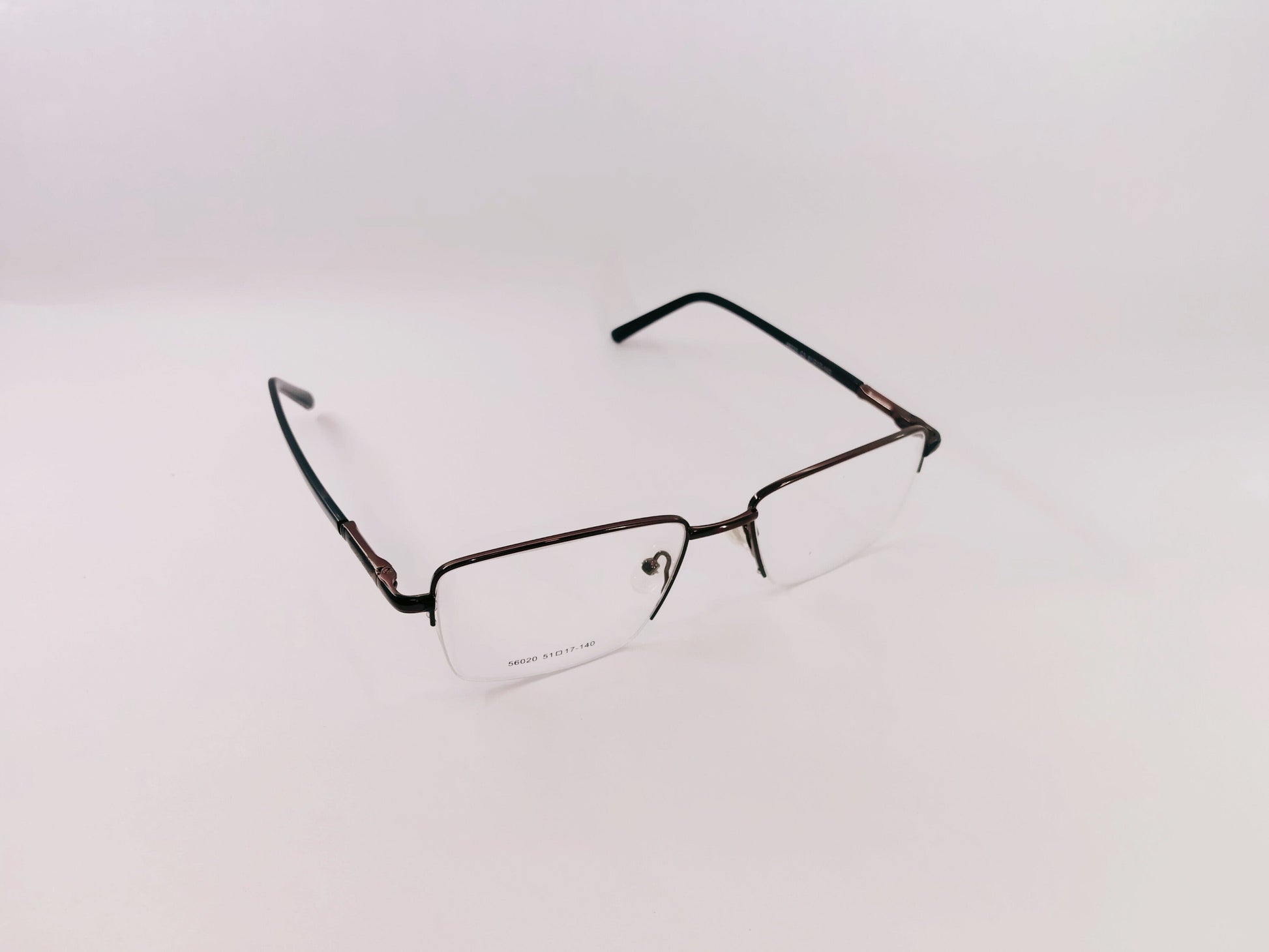 iDom Eyeglasses Half Rim Rectangle Specs For Men & Women 283469