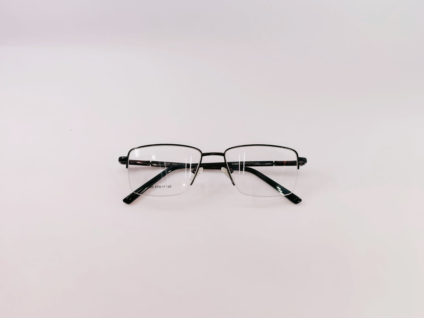 iDom Eyeglasses Half Rim Rectangle Specs For Men & Women 283469