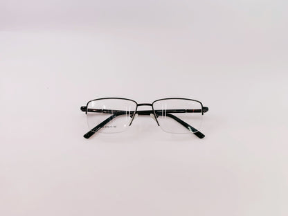 iDom Eyeglasses Half Rim Rectangle Specs For Men & Women 283469
