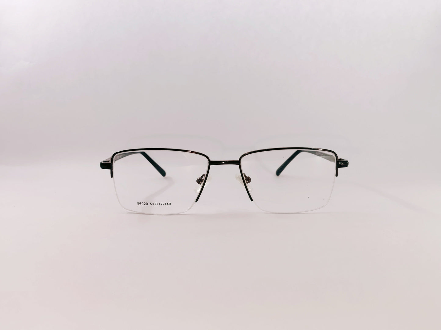 iDom Eyeglasses Half Rim Rectangle Specs For Men & Women 283469