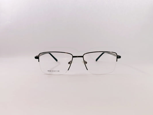 iDom Eyeglasses Half Rim Rectangle Specs For Men & Women 283469