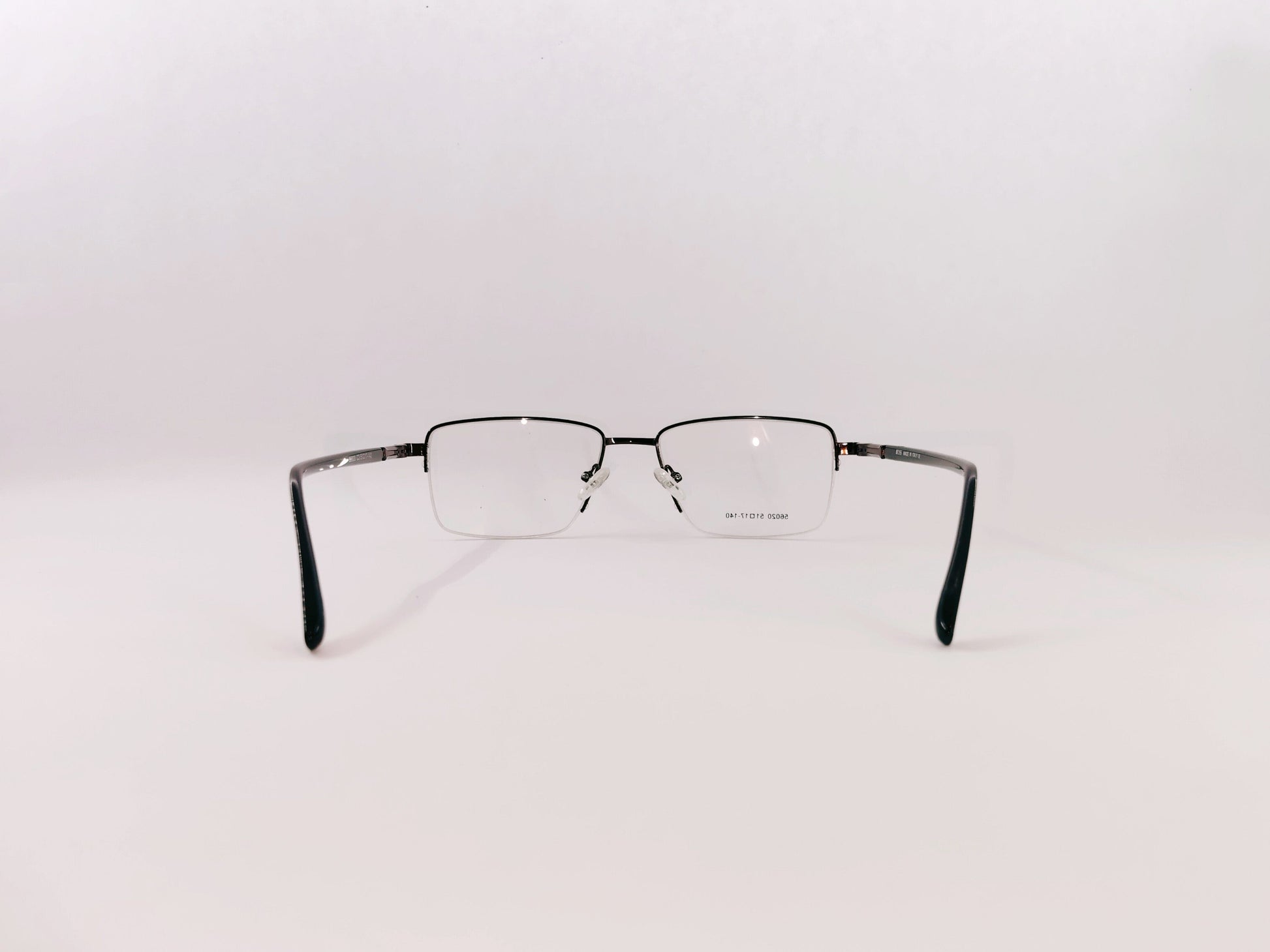 iDom Eyeglasses Half Rim Rectangle Specs For Men & Women 283469