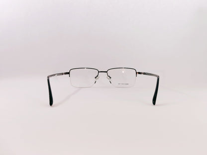 iDom Eyeglasses Half Rim Rectangle Specs For Men & Women 283469