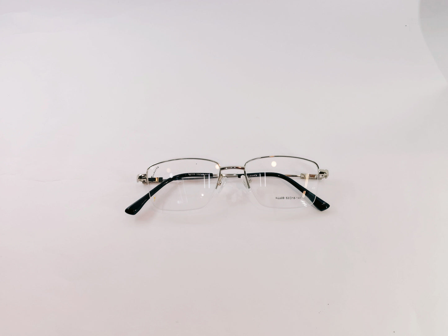 iDom Eyeglasses Half Rim Rectangle Specs for Men & Women 365421