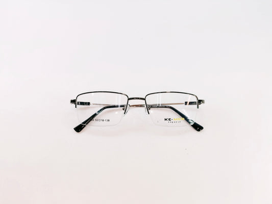 iDom Eyeglasses Half Rim Rectangle Specs for Men & Women 472214