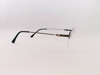 iDom Eyeglasses Half Rim Rectangle Specs for Men & Women 646692