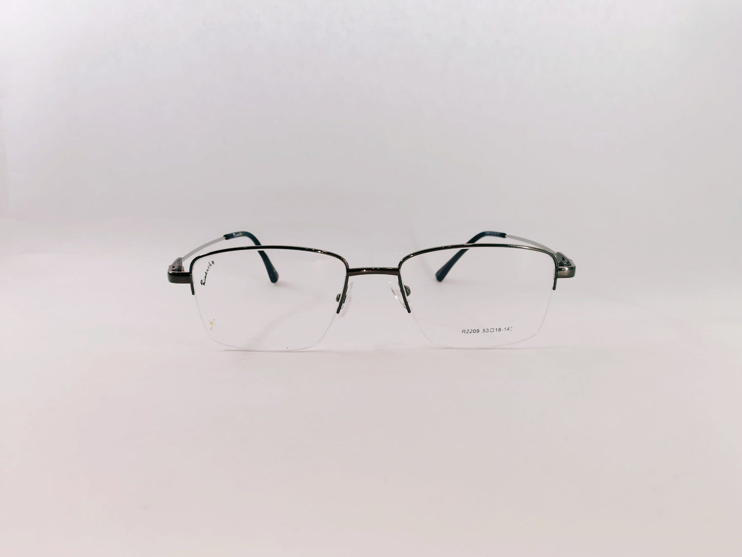 iDom Eyeglasses Half Rim Rectangle Specs for Men & Women 646692