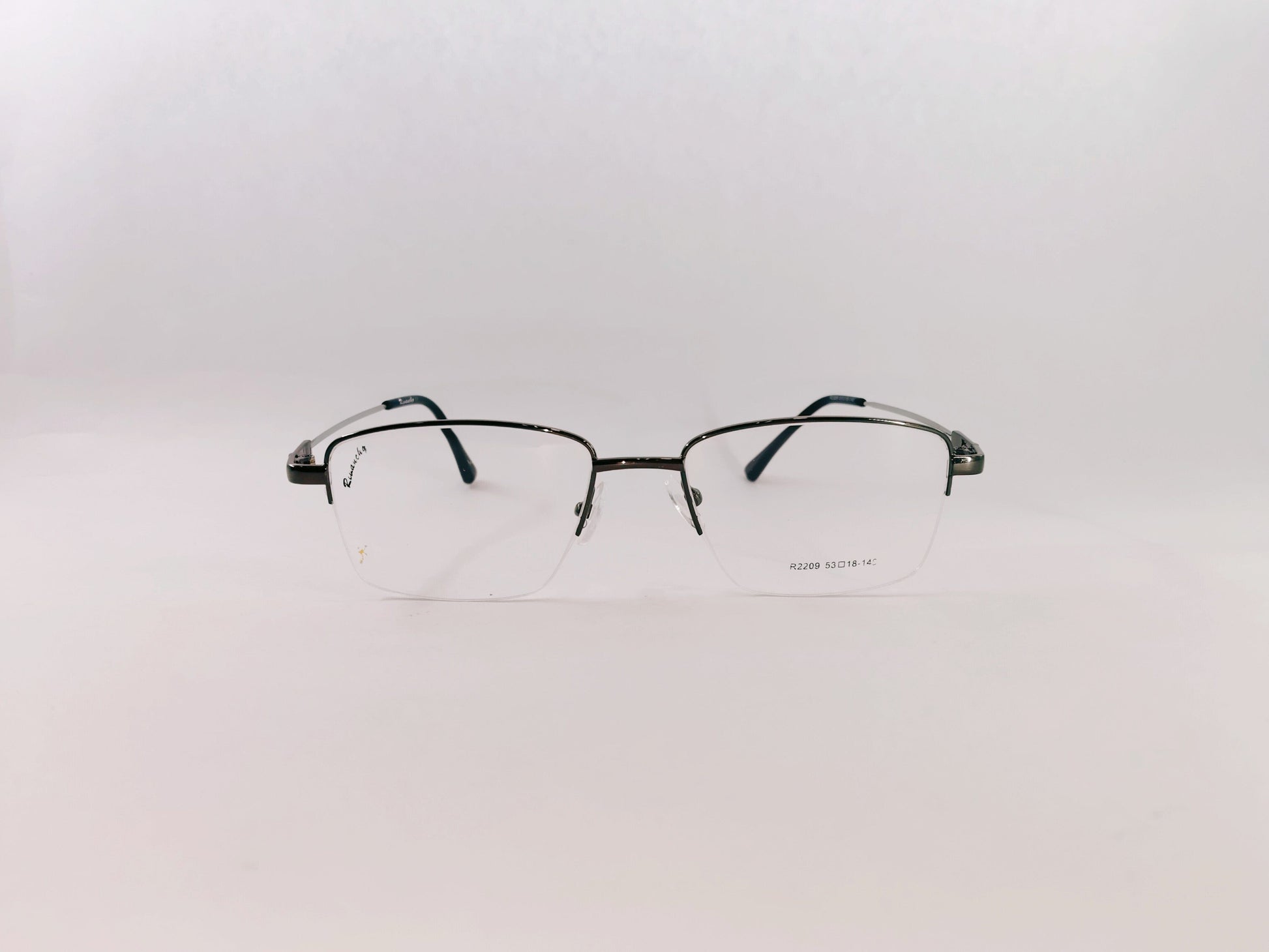 iDom Eyeglasses Half Rim Rectangle Specs for Men & Women 646692