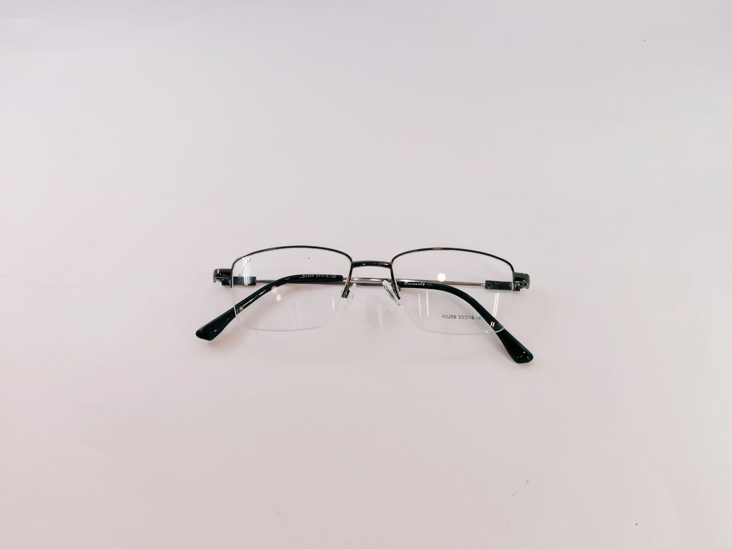 iDom Eyeglasses Half Rim Rectangle Specs for Men & Women 646692