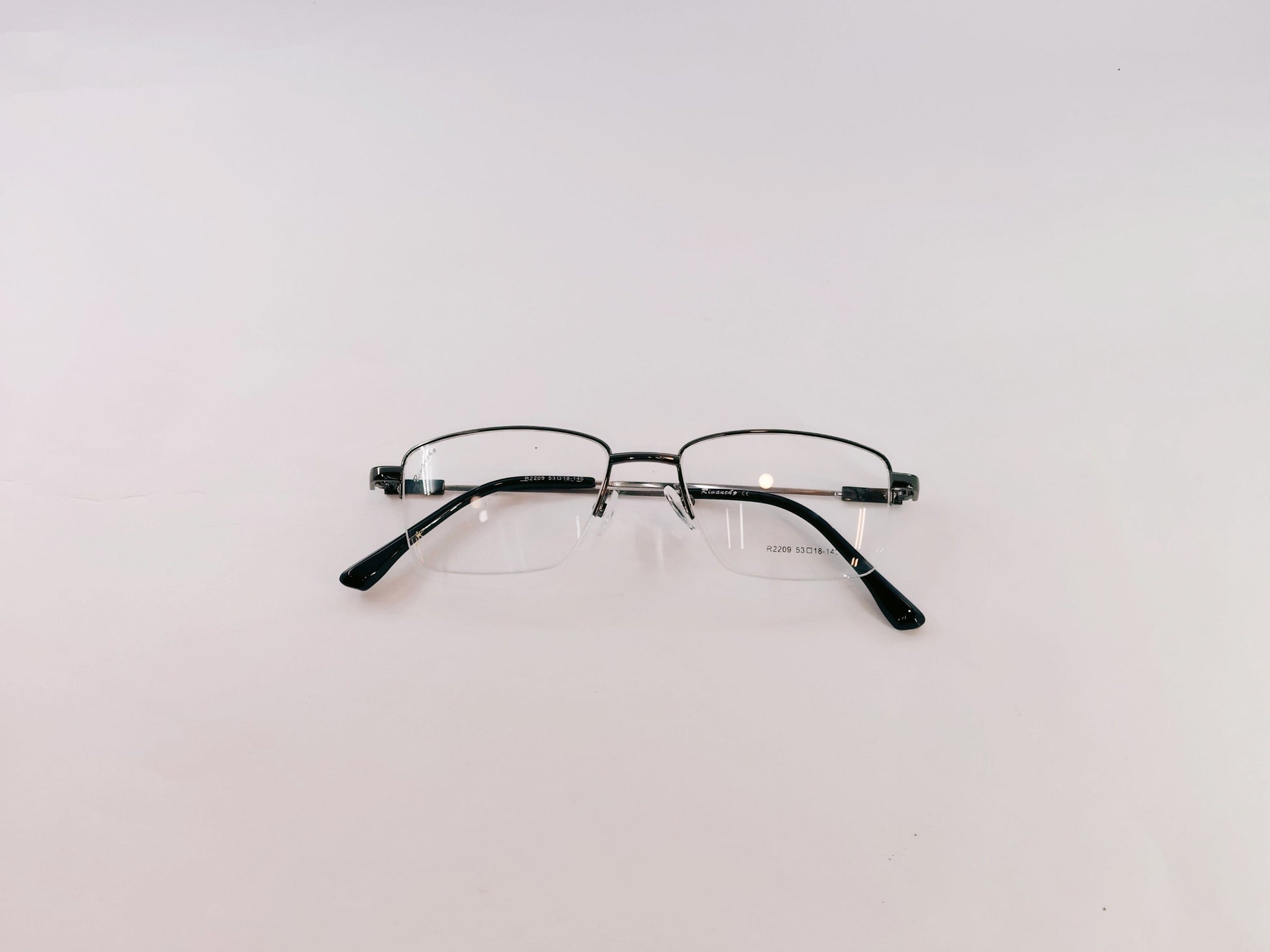 iDom Eyeglasses Half Rim Rectangle Specs for Men & Women 646692
