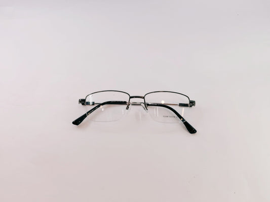 iDom Eyeglasses Half Rim Rectangle Specs for Men & Women 646692