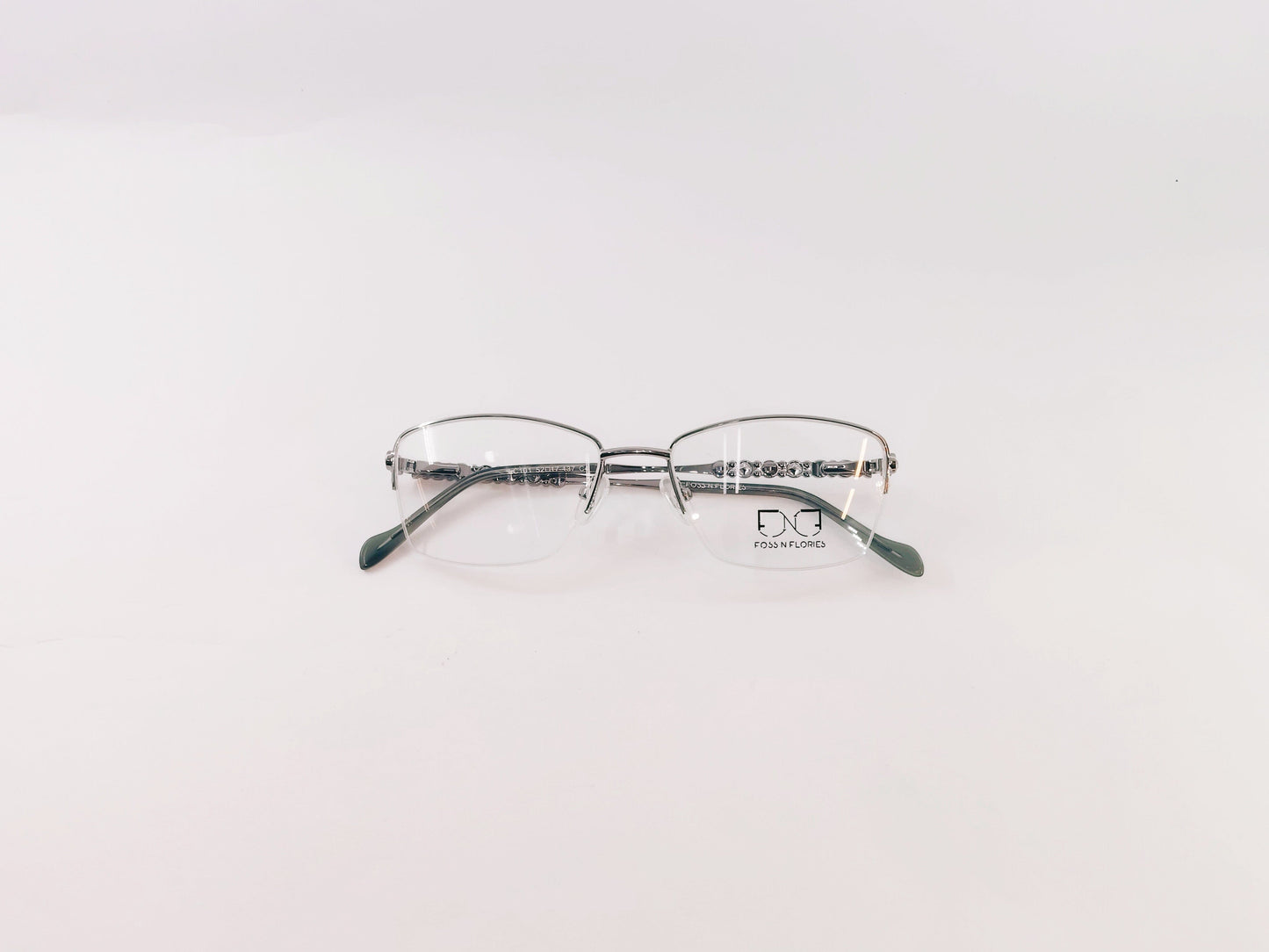 iDom Eyeglasses Half Rim Rectangle Specs for Women 317575