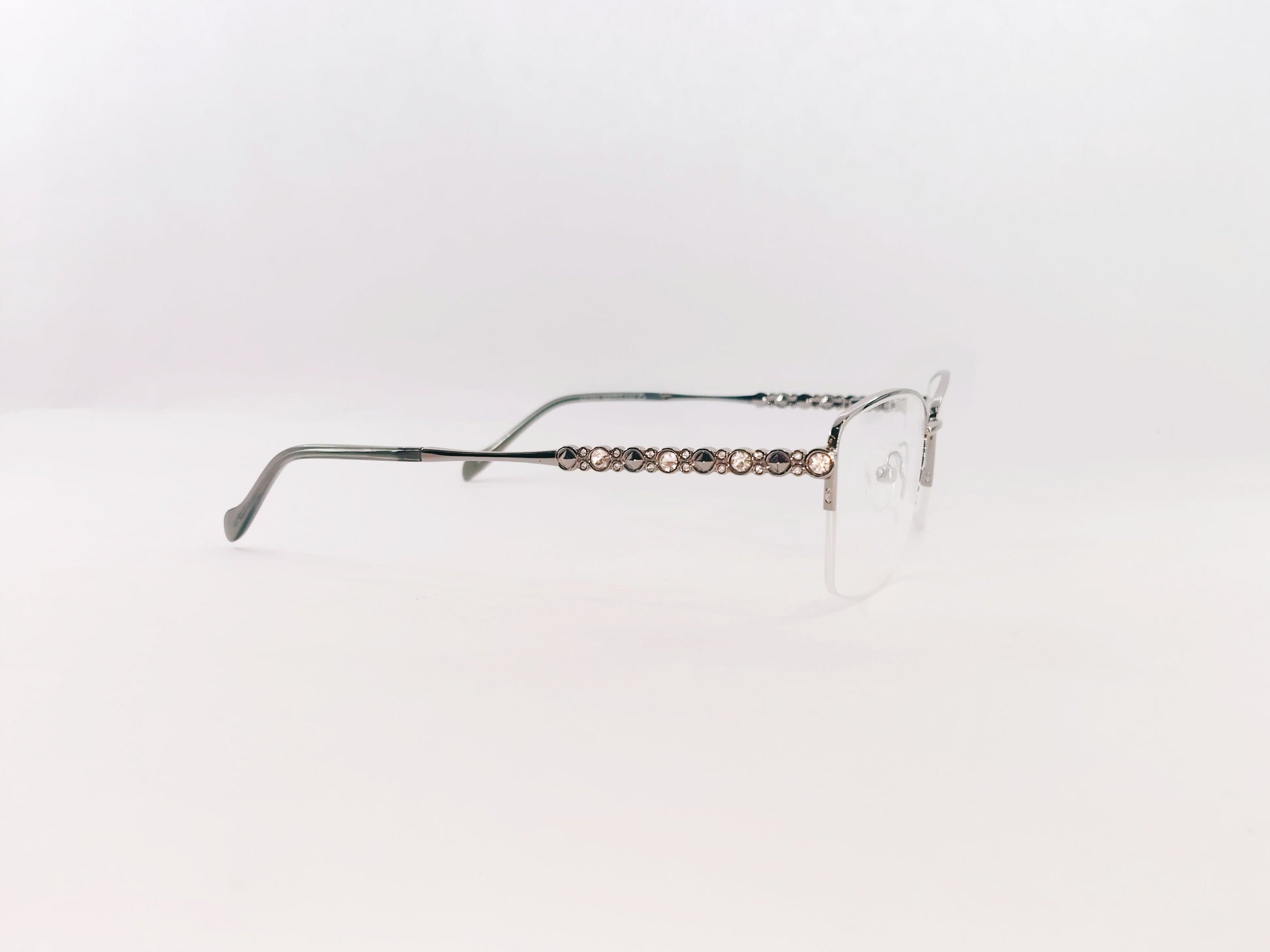 iDom Eyeglasses Half Rim Rectangle Specs for Women 317575