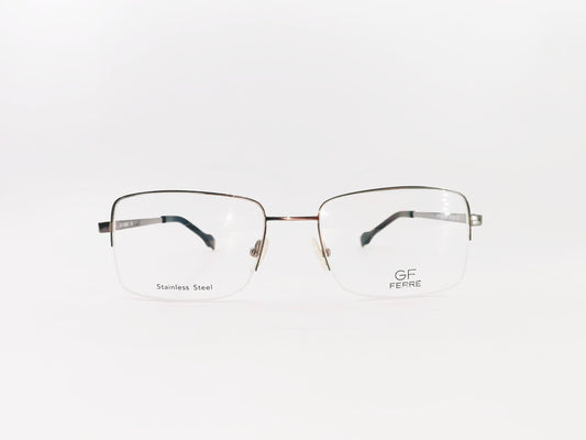 iDom Eyeglasses Half Rim Square Shape for Men 147928