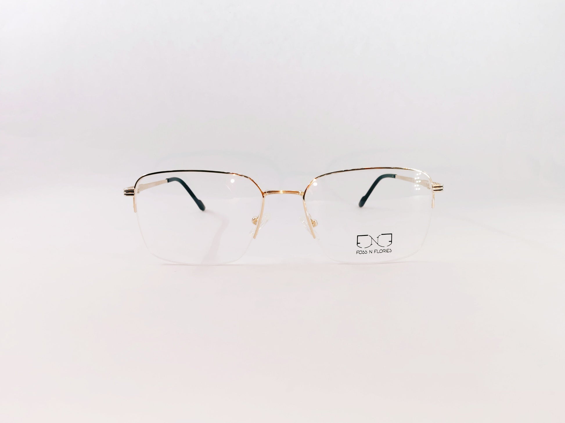 iDom Eyeglasses Half Rim Square Specs for Men 164172