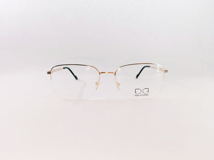 iDom Eyeglasses Half Rim Square Specs for Men 164172
