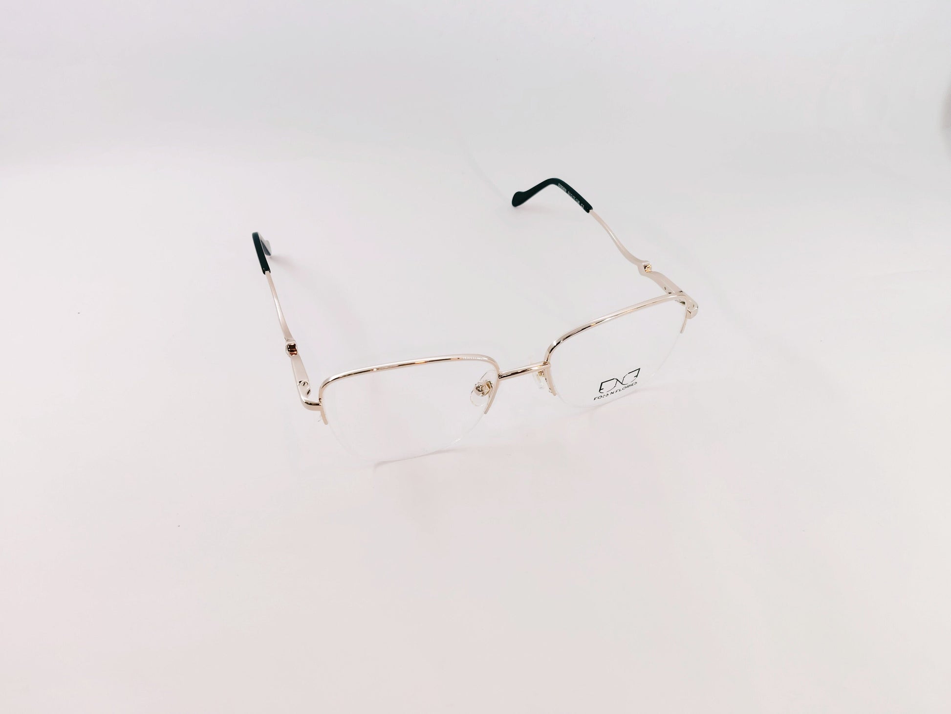 iDom Eyeglasses Half Rim Square Specs for Women 82958W