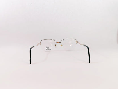 iDom Eyeglasses Half Rim Square Specs for Women 82958W