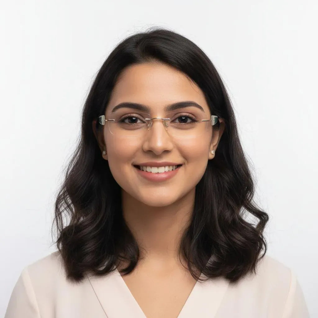 iDom Eyeglasses Rimless Butterfly Shape For Women 319603