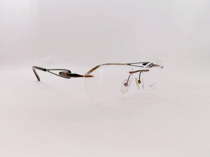 iDom Eyeglasses Rimless Butterfly Shape For Women 403487