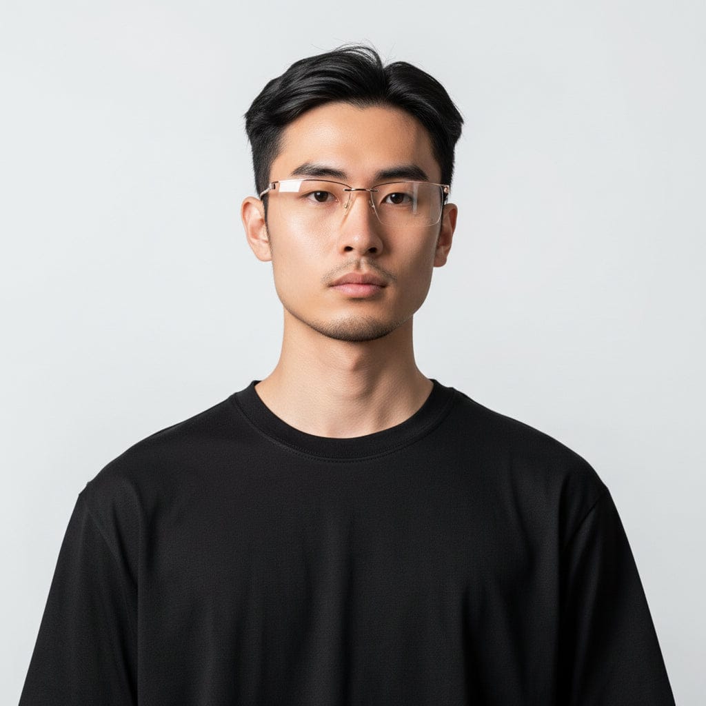 iDom Eyeglasses Rimless Cat-Eye Shape For Women 189906