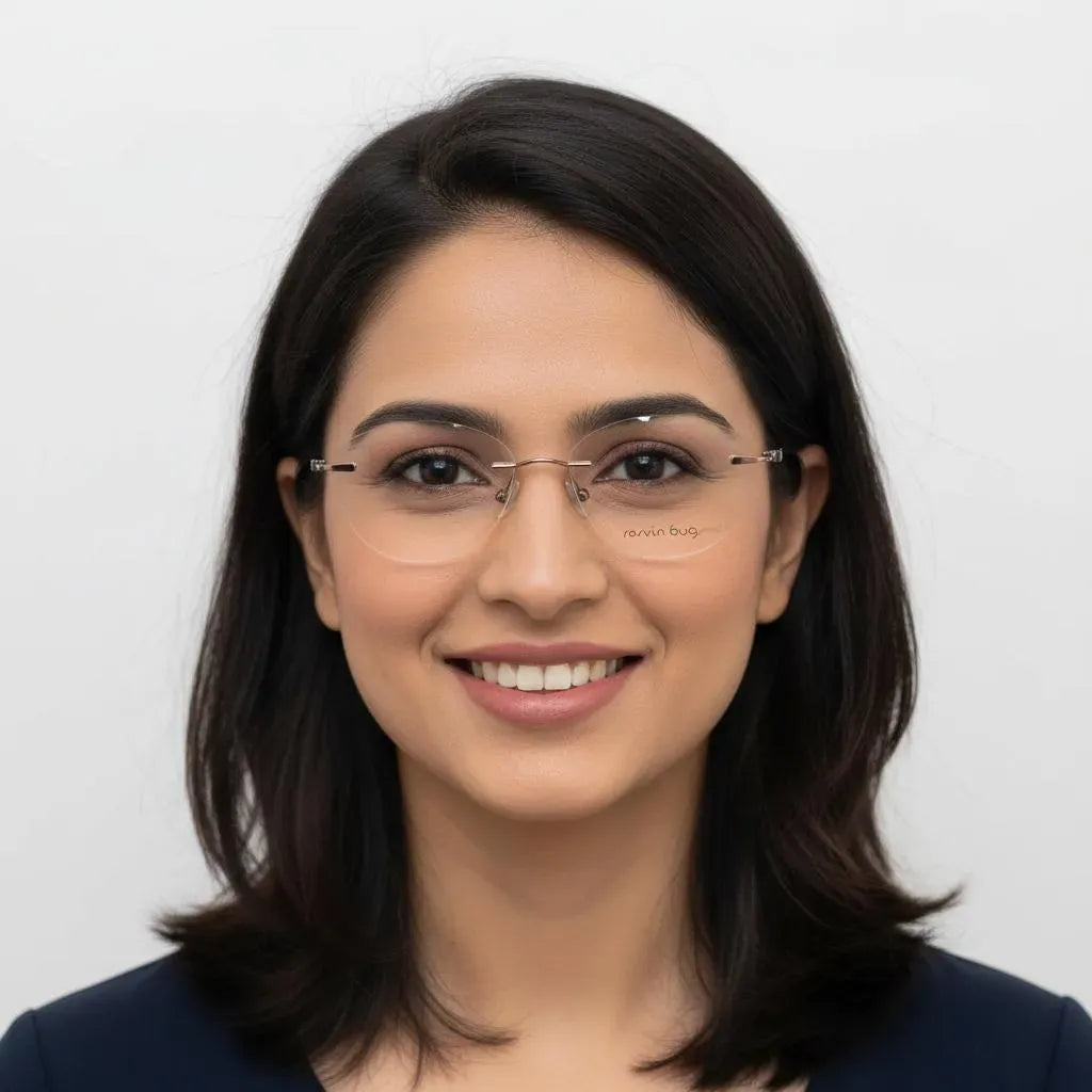 iDom Eyeglasses Rimless Cat-Eye Shape For Women 252291