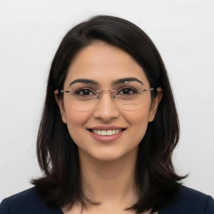 iDom Eyeglasses Rimless Cat-Eye Shape For Women 252291