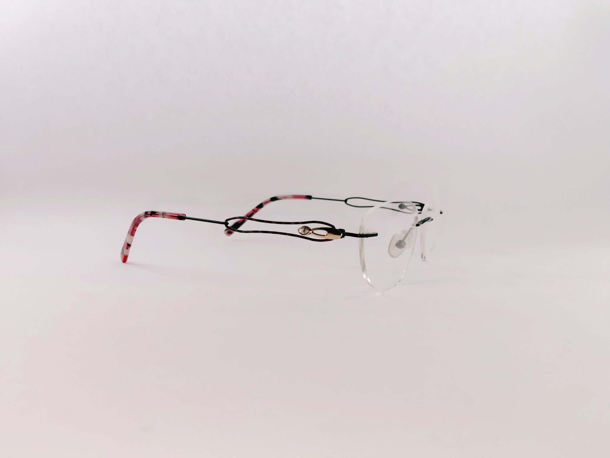 iDom Eyeglasses Rimless Cat-Eye Specs For Women 187463