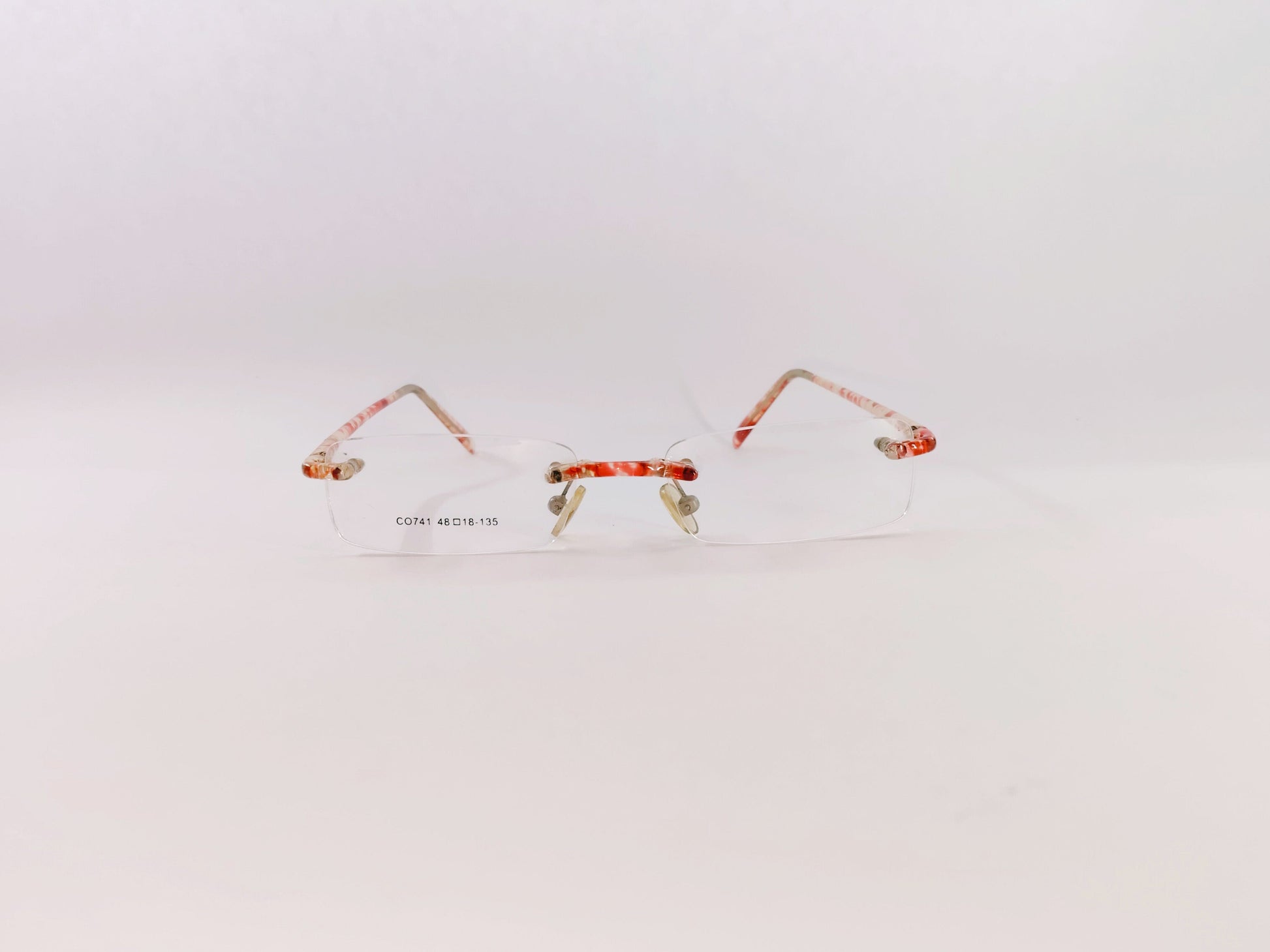 iDom Eyeglasses Rimless Cat-Eye Specs For Women 214901