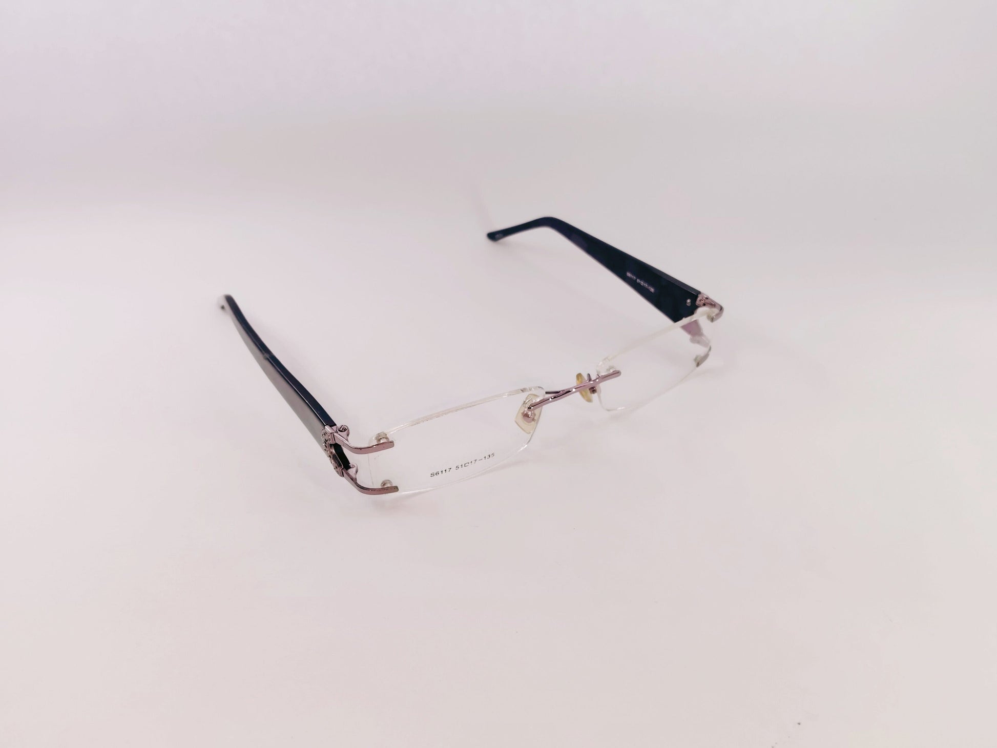 iDom Eyeglasses Rimless Cat-Eye Specs For Women 903548