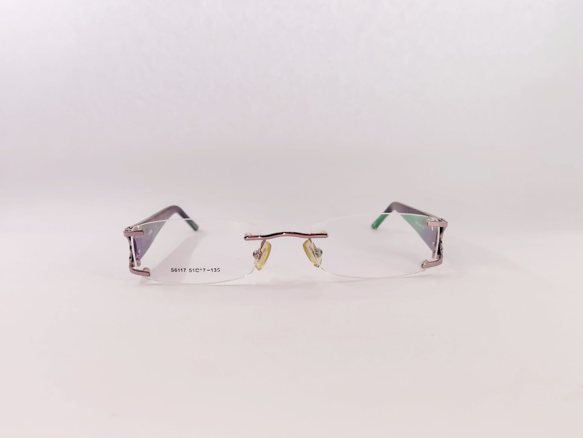 iDom Eyeglasses Rimless Cat-Eye Specs For Women 903548