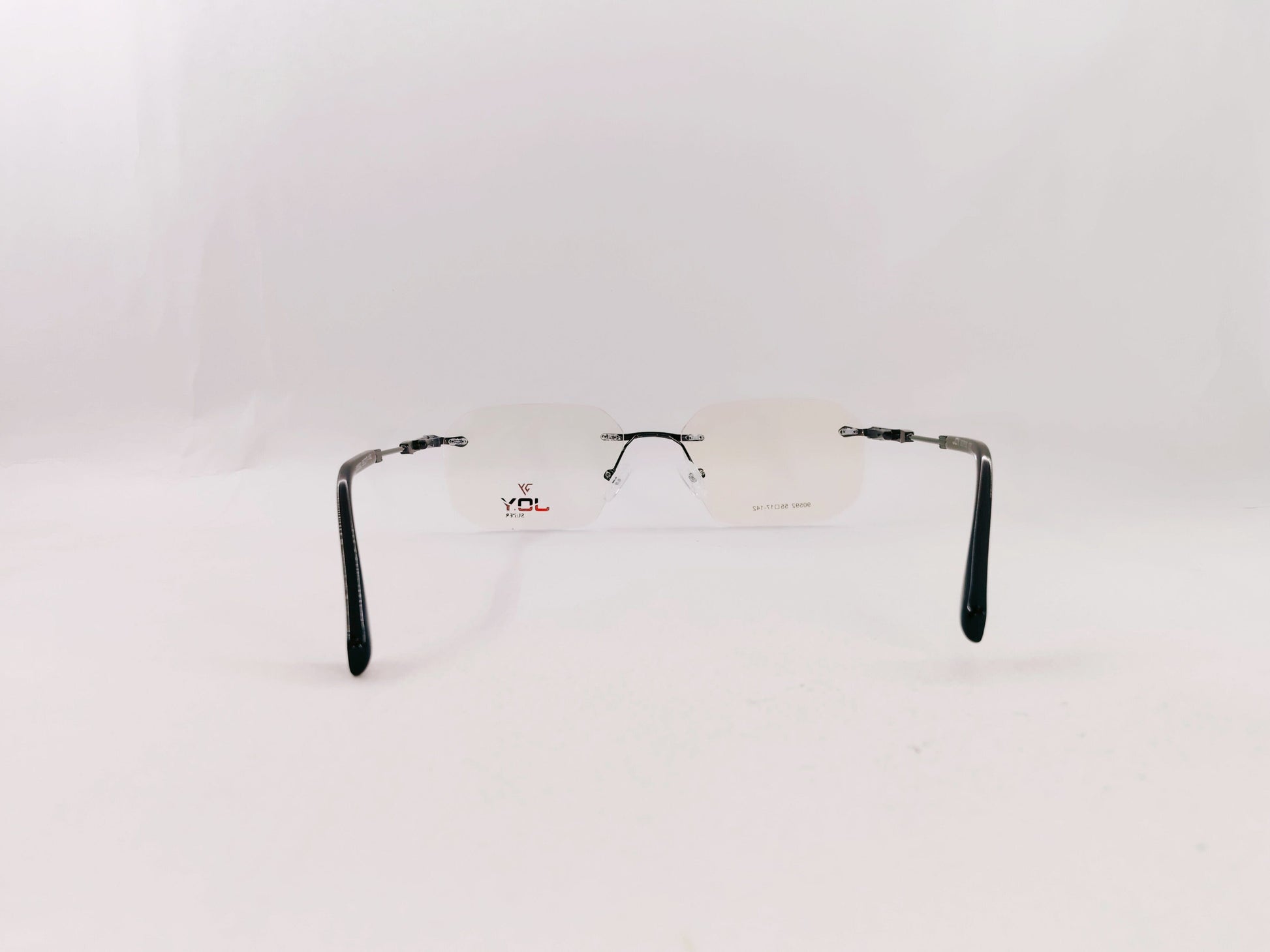 iDom Eyeglasses Rimless Geometric Square Specs For Men 867684
