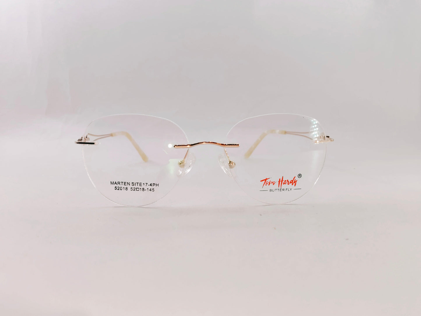 iDom Eyeglasses Rimless Oval Shape for Men 210406