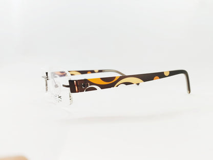 iDom Eyeglasses Rimless Oval Specs For Women 124858