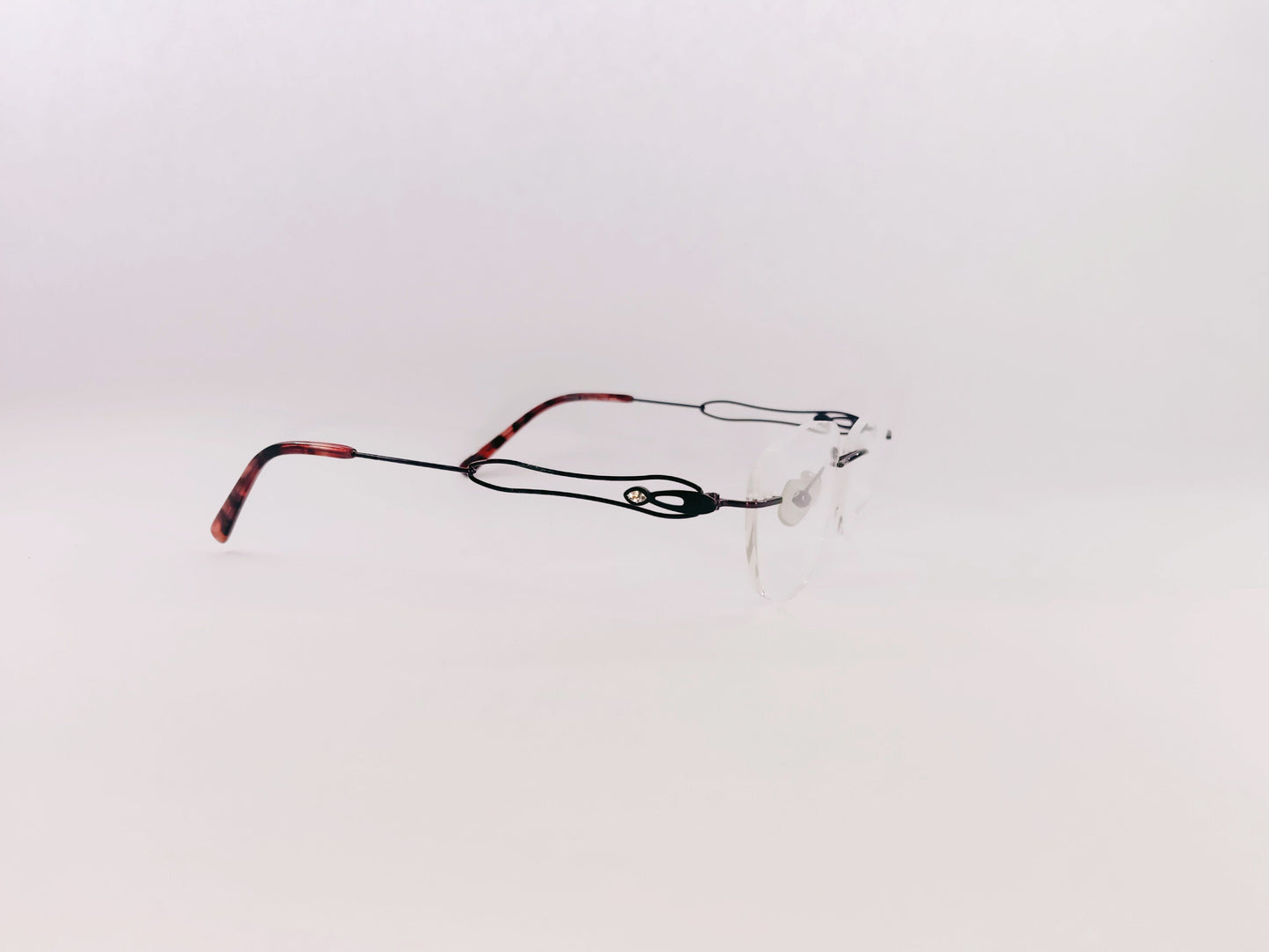 iDom Eyeglasses Rimless Oval Specs For Women 213957