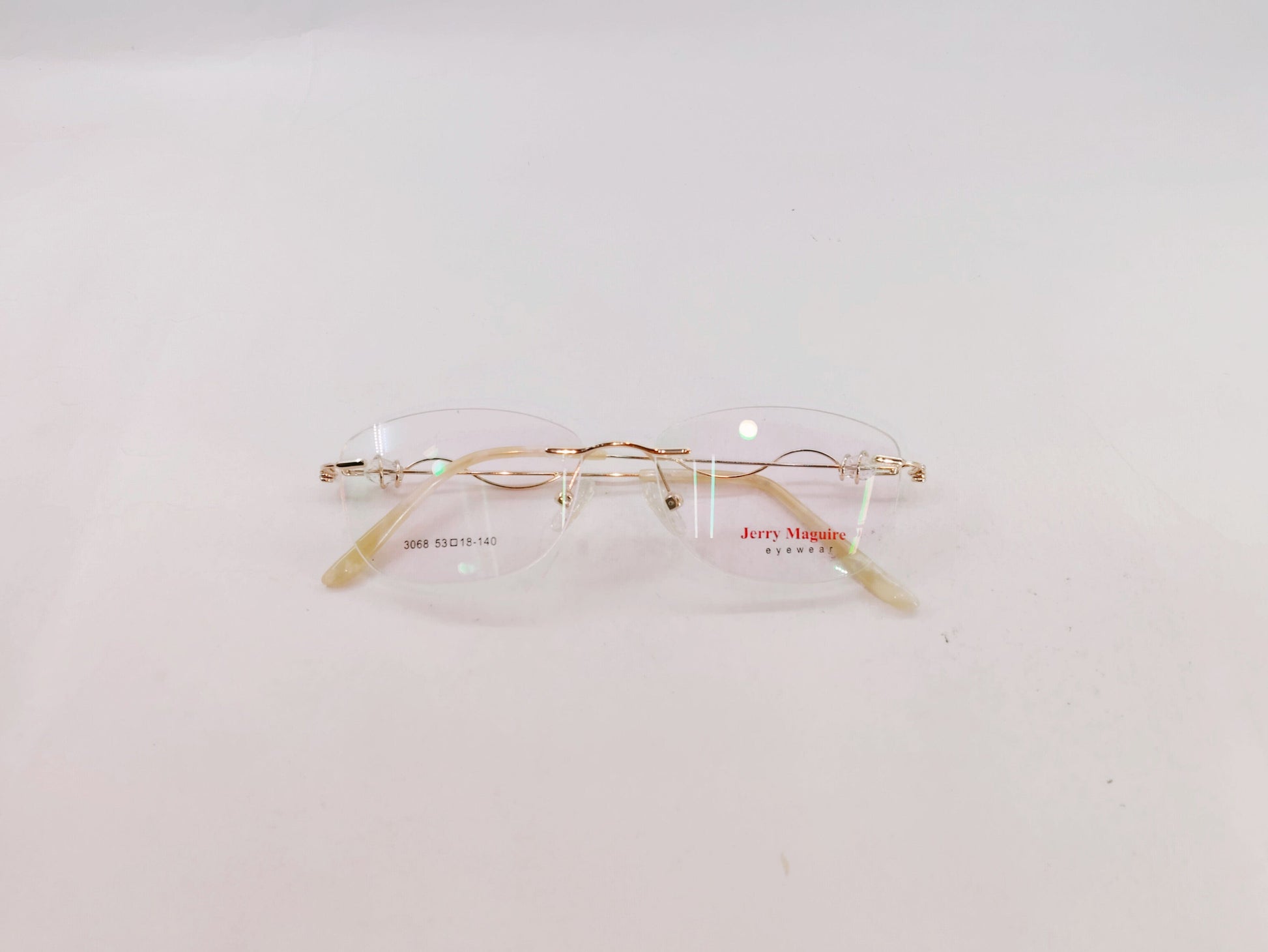 iDom Eyeglasses Rimless Oval Specs For Women 310003