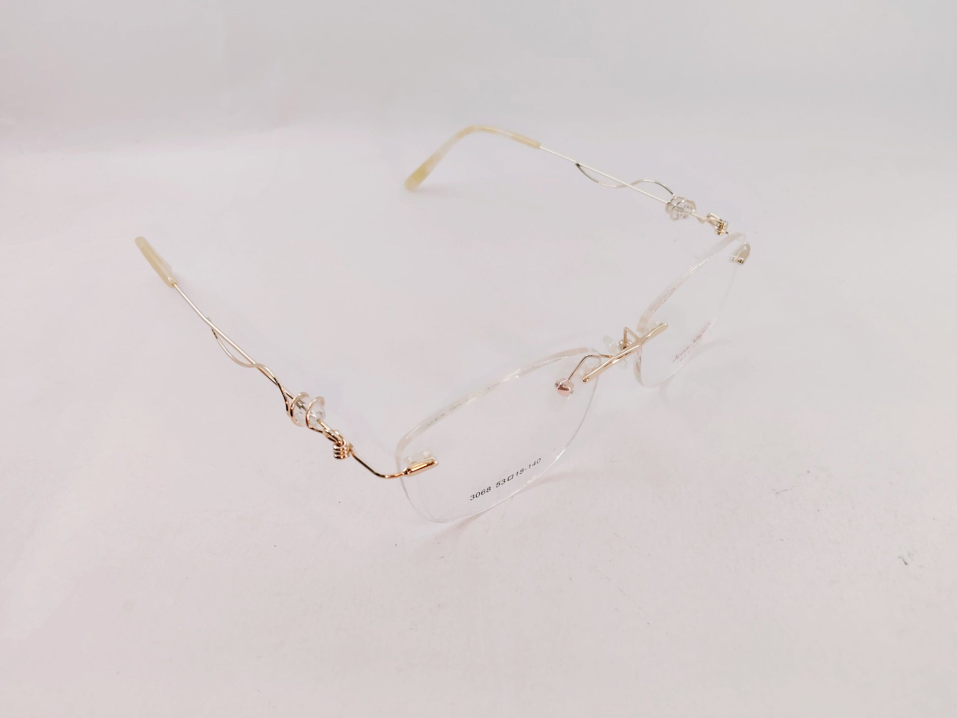 iDom Eyeglasses Rimless Oval Specs For Women 310003