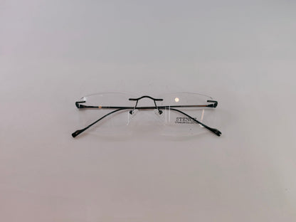 iDom Eyeglasses Rimless Rectangle For Men & Women 154511