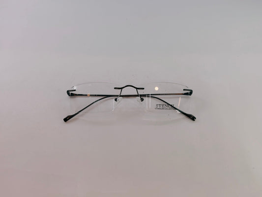 iDom Eyeglasses Rimless Rectangle For Men & Women 154511