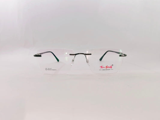 iDom Eyeglasses Rimless Rectangle Shape for Men 314271