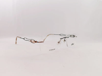 iDom Eyeglasses Rimless Rectangle Specs For Men 106679
