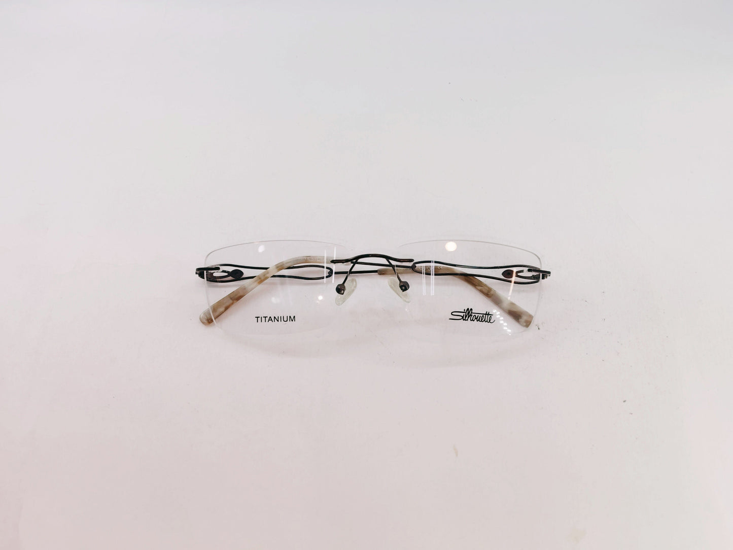 iDom Eyeglasses Rimless Rectangle Specs For Men 106679