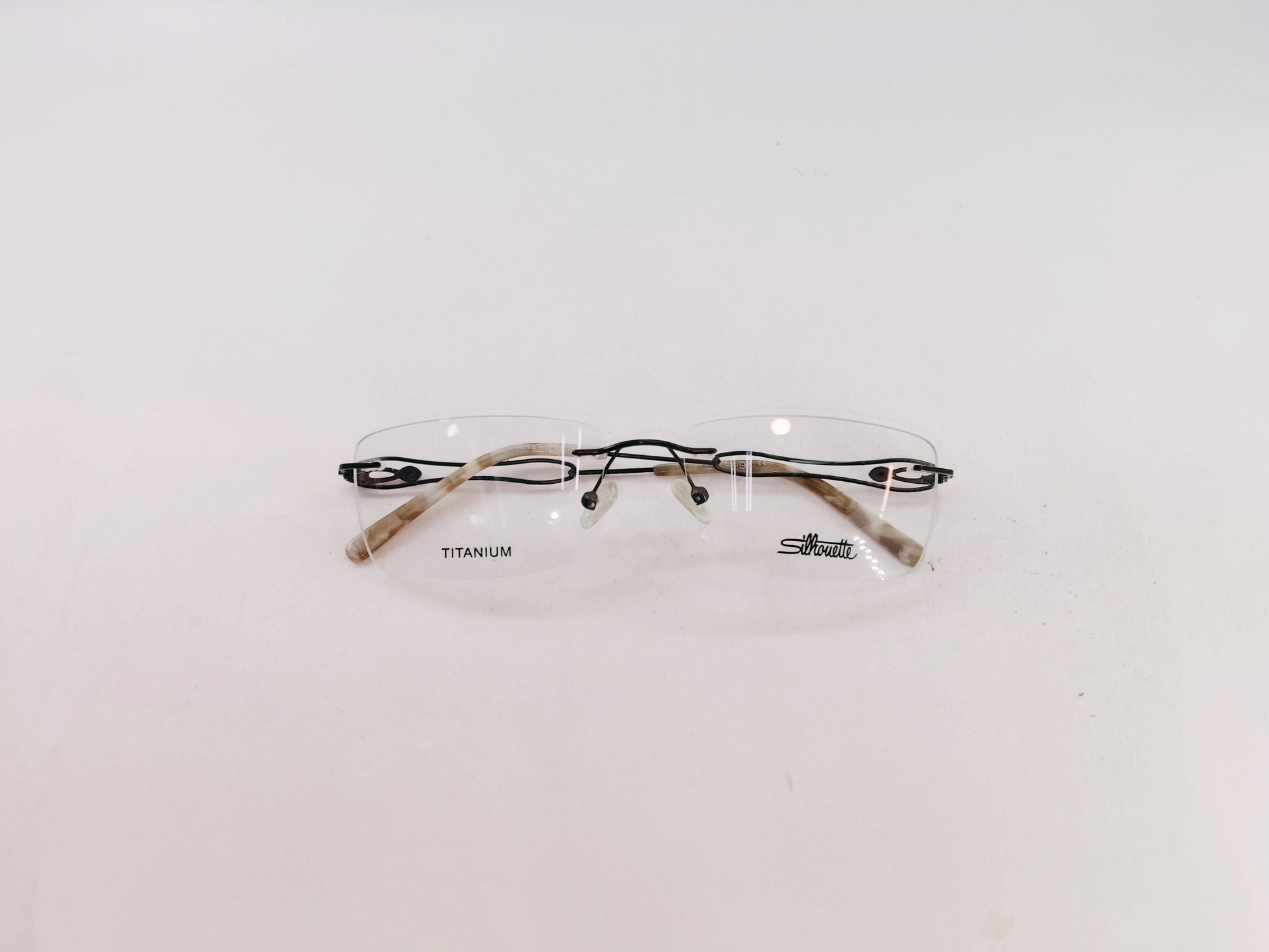iDom Eyeglasses Rimless Rectangle Specs For Men 106679
