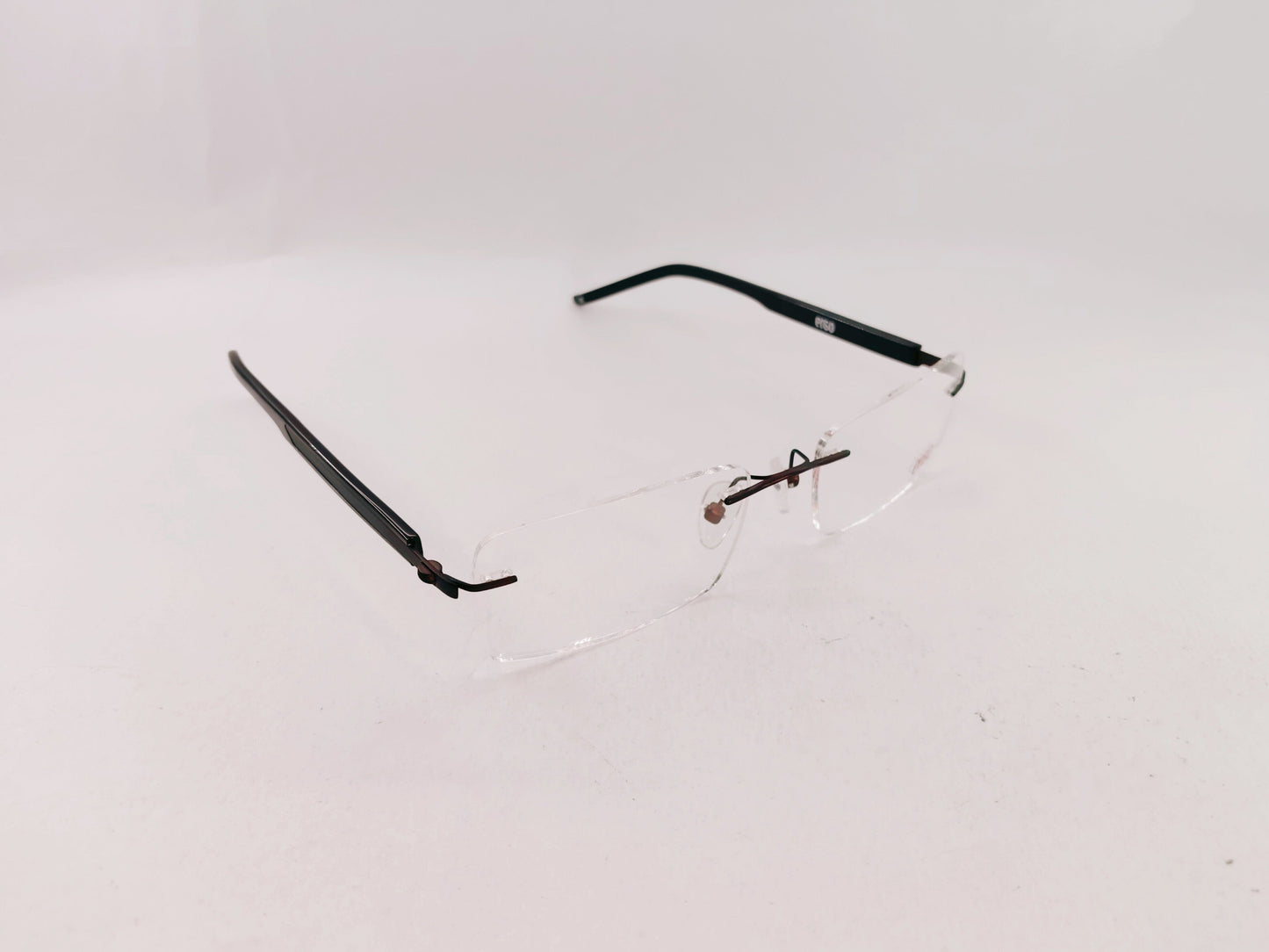iDom Eyeglasses Rimless Rectangle Specs For Men 110981